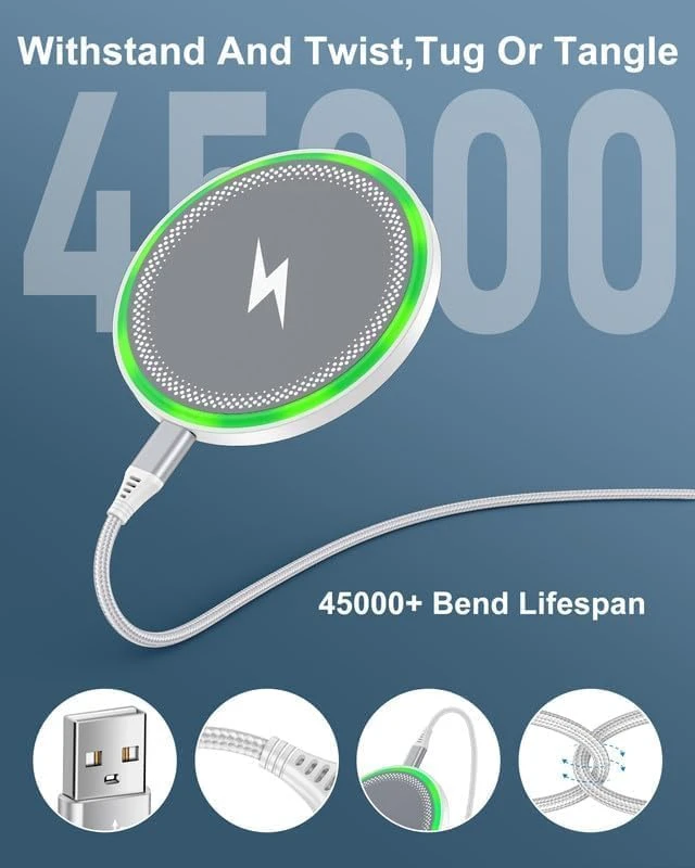 Alt view image 3 of 7 - Pixel 11 10a 10 Pro XL Wireless Charger Android Charging for Google Pixel