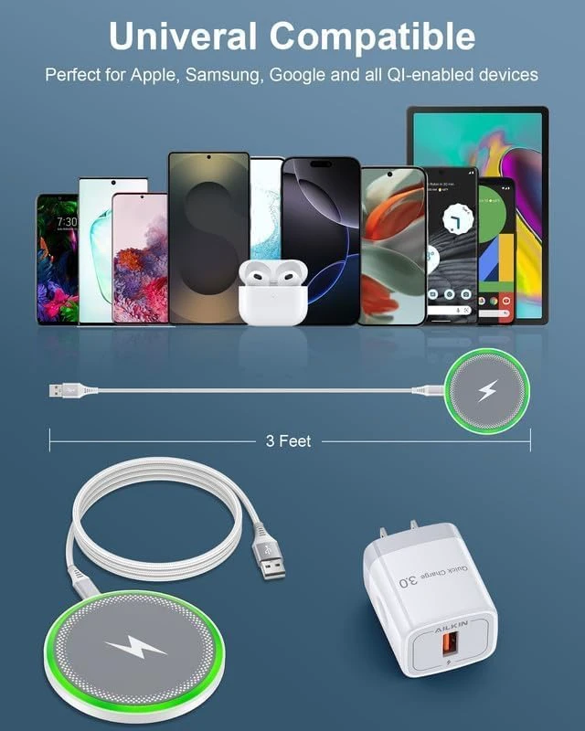 Alt view image 7 of 7 - Pixel 11 10a 10 Pro XL Wireless Charger Android Charging for Google Pixel