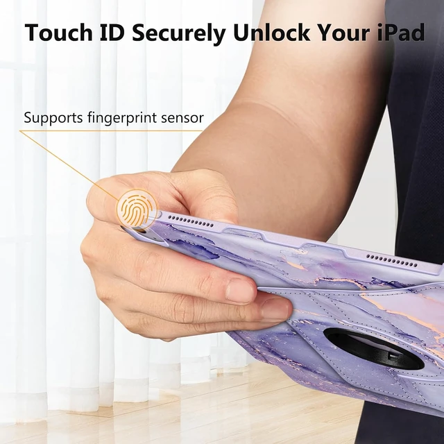 Alt view image 7 of 7 - Fintie Rotating Case for iPad Air 13-inch M4/M3/M2 (2026/2025/2024)