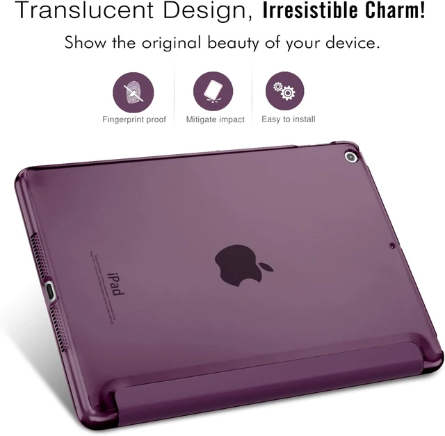 Alt view image 4 of 7 - Smart Case Fit 2018/2017 iPad 9.7 5th / 6th Generation Deep Purple