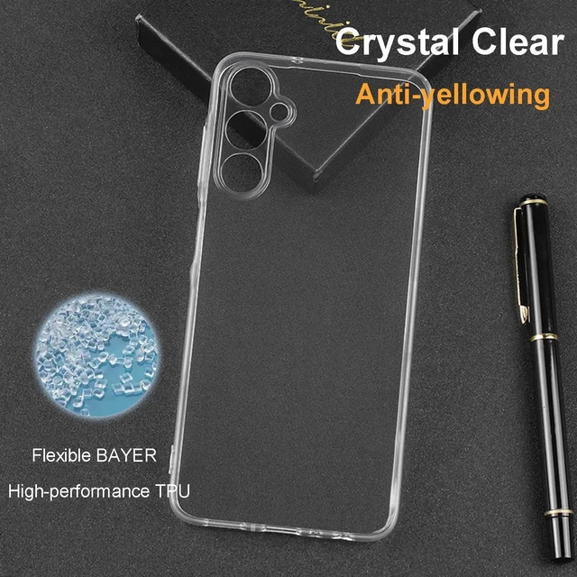 Alt view image 4 of 5 - Phone Case for Galaxy A16 4G/5G Clear Case Shockproof Protective Bumper Slim Cover