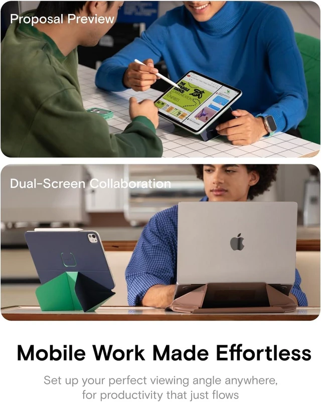Alt view image 5 of 7 - Dynamic Folio Case for iPad Pro 11 Inch M5 2025 & M4 2024