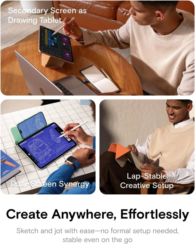 Alt view image 6 of 7 - Dynamic Folio Case for iPad Pro 11 Inch M5 2025 & M4 2024