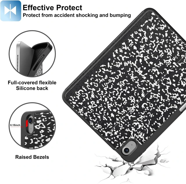 Alt view image 5 of 7 - Case for iPad (A16) 11 & iPad 10th Generation 10.9 Notebook