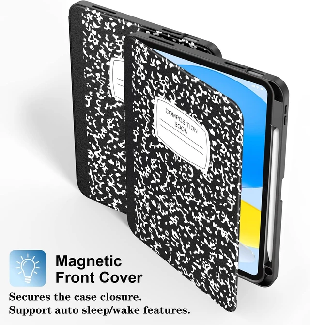 Alt view image 4 of 7 - Case for iPad (A16) 11 & iPad 10th Generation 10.9 Notebook
