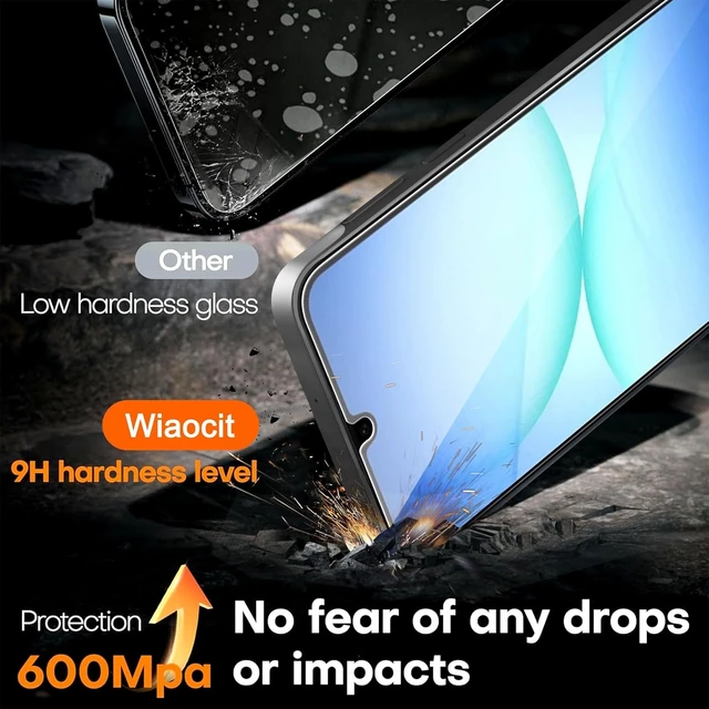 Alt view image 3 of 7 - Tempered Glass Screen Protector for Galaxy A17 5G