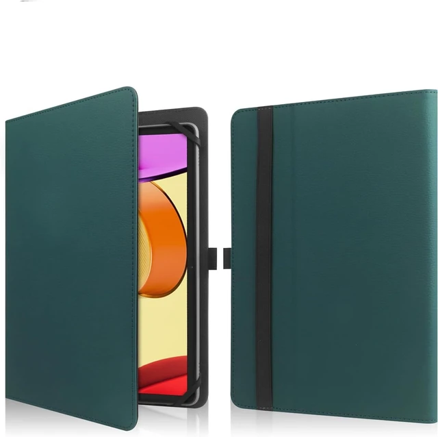 Alt view image 5 of 7 - Universal 9 9.7 10.1 10.2 10.5 10.9 11 Tablet Case Protective Cover Stand Folio Case for 9-11 Inch Tablet Case Cover with Pen Holder for iPad Green