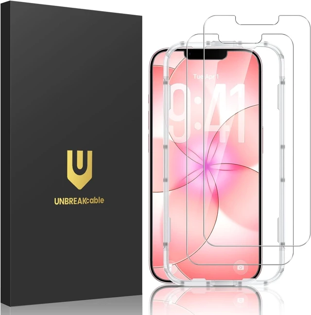 Main image of 2-Pack Screen Protector for iPhone 17e/16e Tempered Glass