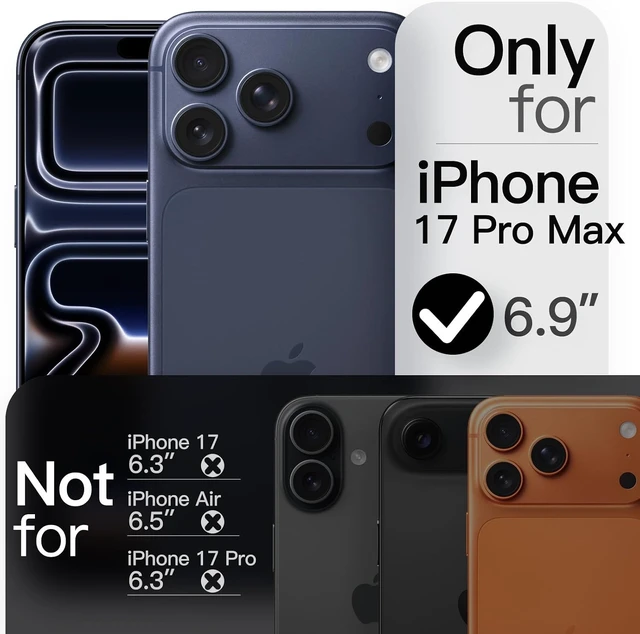 Alt view image 2 of 7 - Slim Case for iPhone 17 Pro Max Black