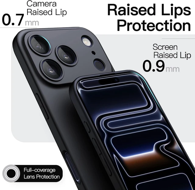 Alt view image 4 of 7 - Slim Case for iPhone 17 Pro Max Black