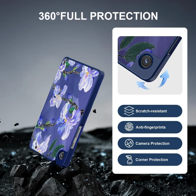 Alt view image 2 of 6 - Case for Galaxy Tab A11/A9 8.7 Inch 2025-Flower
