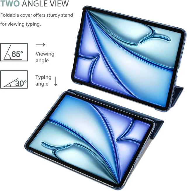 Alt view image 5 of 7 - for iPad Air 11-inch Case M4/M3/M2 Air 5th/4th Gen 10.9 Navy