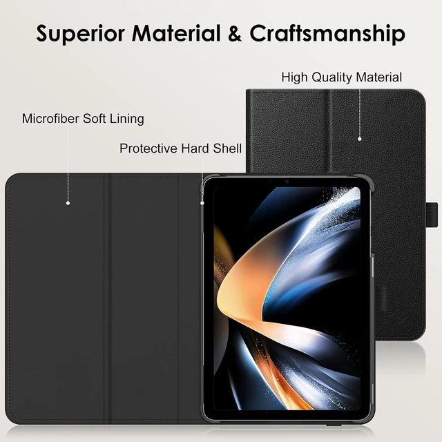 Alt view image 4 of 7 - Fintie Folio Case for Onn 8.1 Core Tablet (2026 Model) - Black