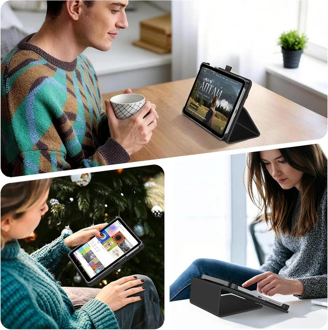 Alt view image 5 of 7 - Fintie Folio Case for Onn 8.1 Core Tablet (2026 Model) - Black