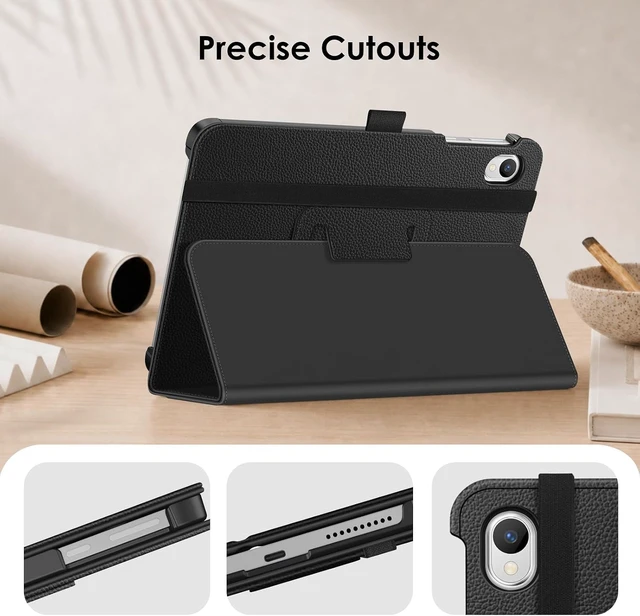 Alt view image 7 of 7 - Fintie Folio Case for Onn 8.1 Core Tablet (2026 Model) - Black