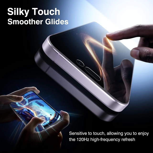Alt view image 7 of 7 - -4+2 Pack for iPhone 17 Privacy Screen Protector (6.3)