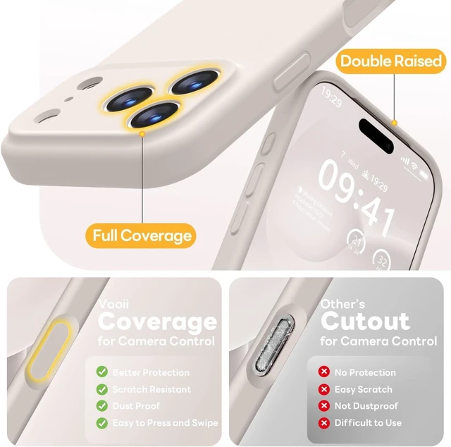 Alt view image 5 of 7 - Magnetic for iPhone 17 Pro Max Case 6.9 Silicone Stone