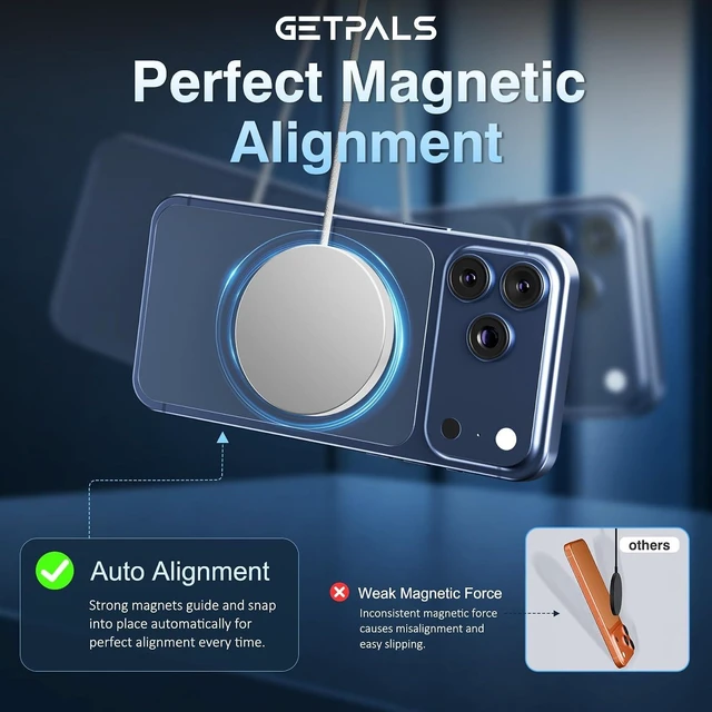Alt view image 4 of 7 - 15W Fast Magnetic Wireless Charging Pad Suitable for Travel Home Office