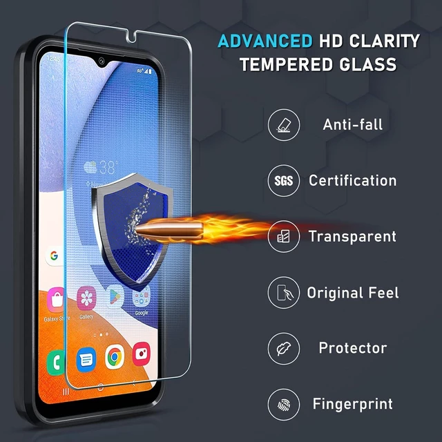 Alt view image 6 of 7 - Designed for Galaxy A14 5G Case Built in Metal Ring Holder