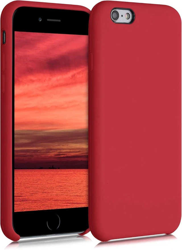 Main image of Case Compatible with iPhone 6 / 6S Case - TPU Silicone Phone Cover with Soft Finish - Classic Red