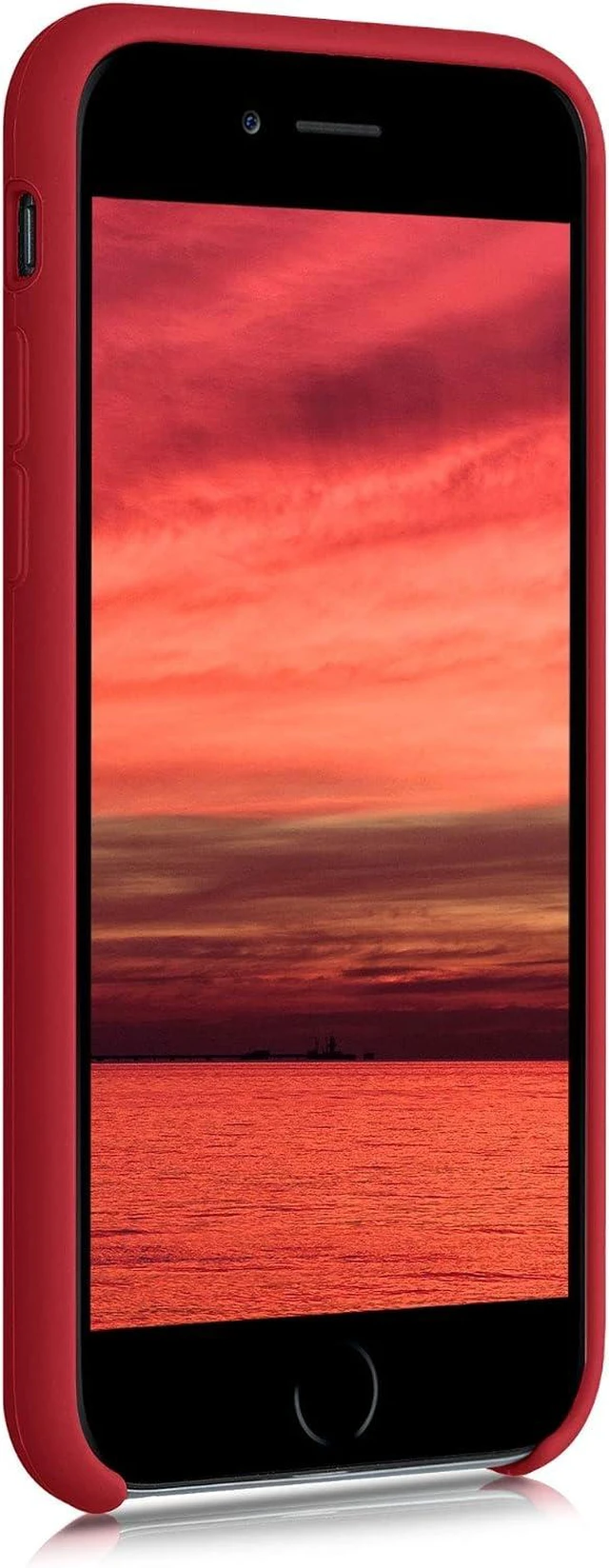 Alt view image 2 of 6 - Case Compatible with iPhone 6 / 6S Case - TPU Silicone Phone Cover with Soft Finish - Classic Red