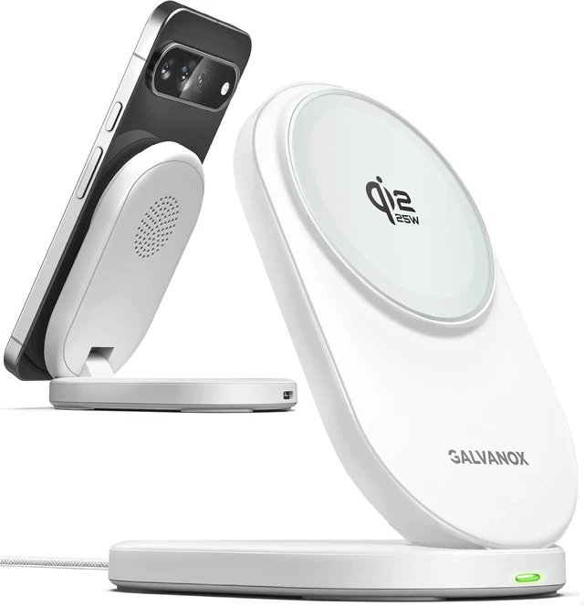 Main image of Qi2.2 25W Magnetic Wireless Charger Stand for Pixel Phones