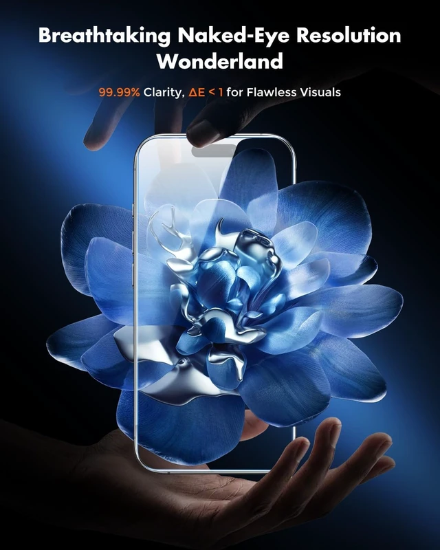 Alt view image 7 of 7 - Screen Protector for iPhone 16 Pro One-Pull to Install