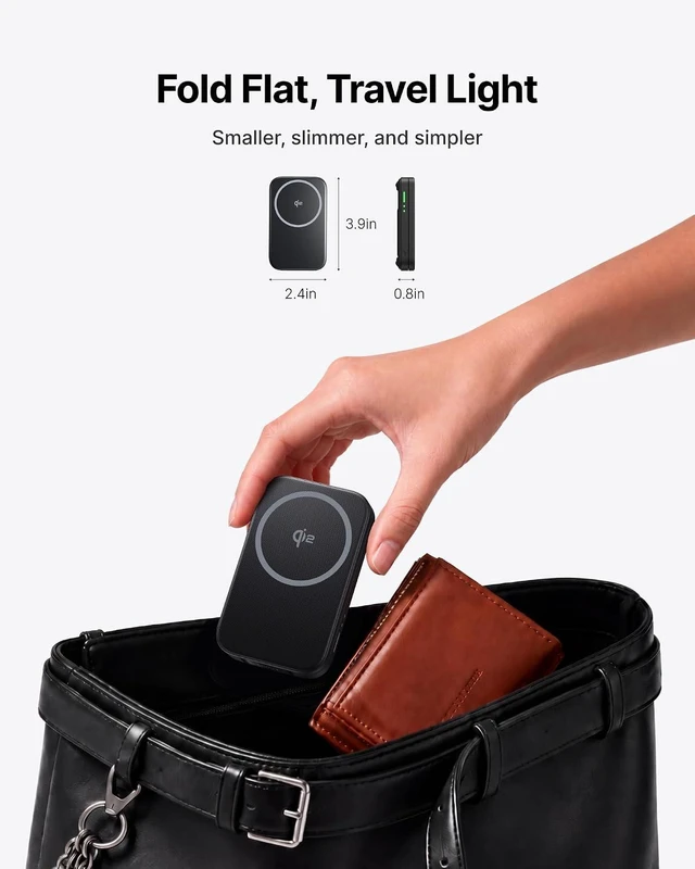 Alt view image 3 of 7 - 3 in 1 Foldable Wireless Charging Station 15W Fast Mag-Safe Charger