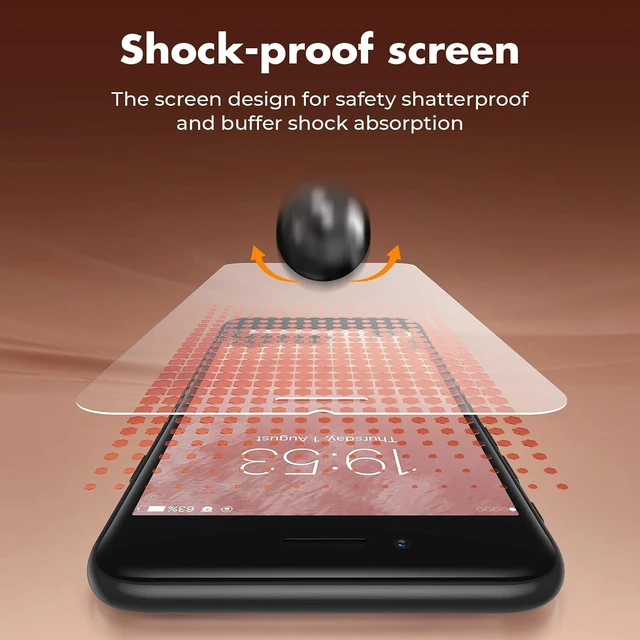 Alt view image 3 of 7 - 2-Pack Screen Protector for iPhone SE 2022/SE 2020 iPhone 8/7