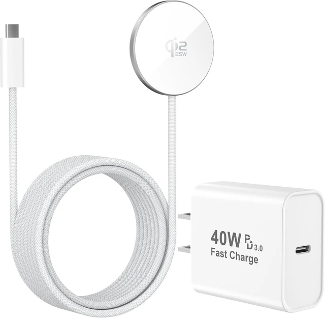 Main image of MFi Certified Magsafe Charger 25W Qi2.2 Magnetic Wireless Charger