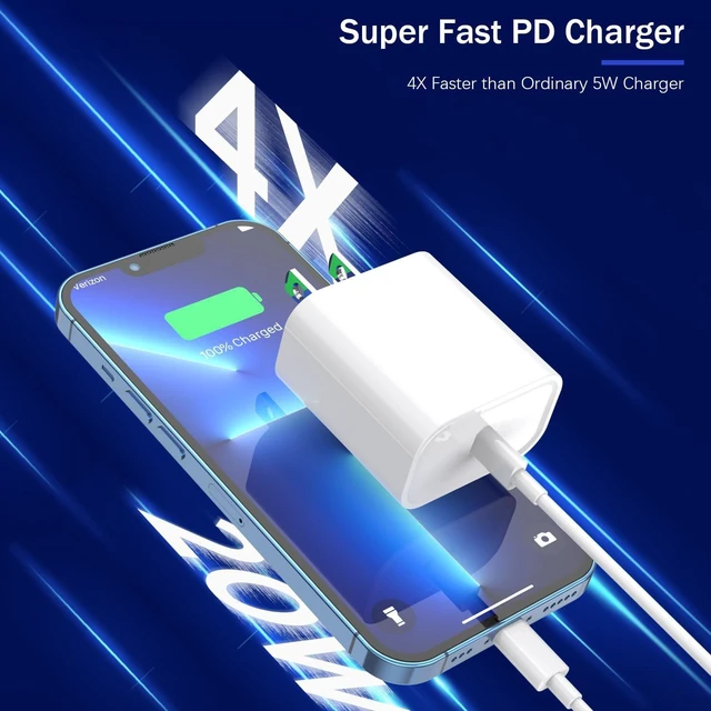 Alt view image 2 of 7 - MFi CertifiedFast Charger iPhone Fast i Phone Charging Cord 3Pack iPhone Charger Fast Charging Plug Block 6FT USB C to Lightning Cable for iPhone 14/14 Pro Max/Plus/13 Mini/12/11/XR/XS AirPods