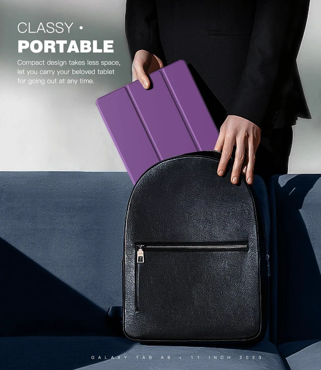Alt view image 7 of 7 - Case for Galaxy Tab A11+/A11 Plus 11 2026 Deep Purple