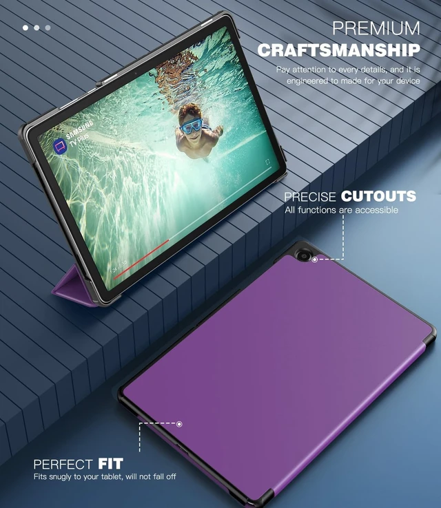 Alt view image 4 of 7 - Case for Galaxy Tab A11+/A11 Plus 11 2026 Deep Purple