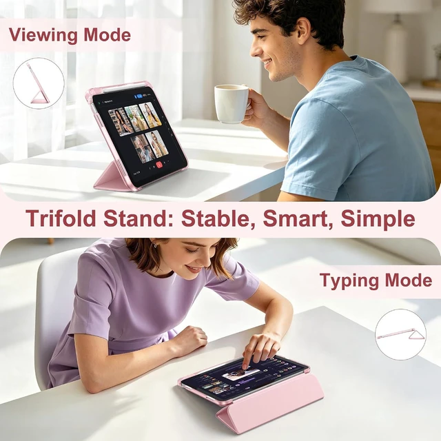 Alt view image 5 of 7 - for iPad A16 11th 10th Generation Case with Pencil Holder 11 inch