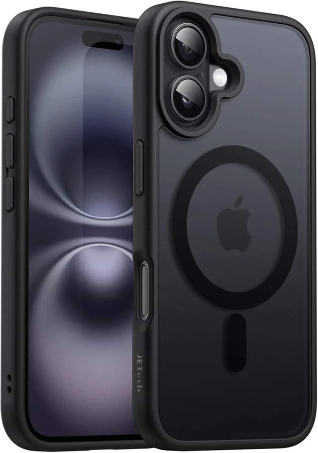 Main image of Magnetic Matte Case for iPhone 16 Black