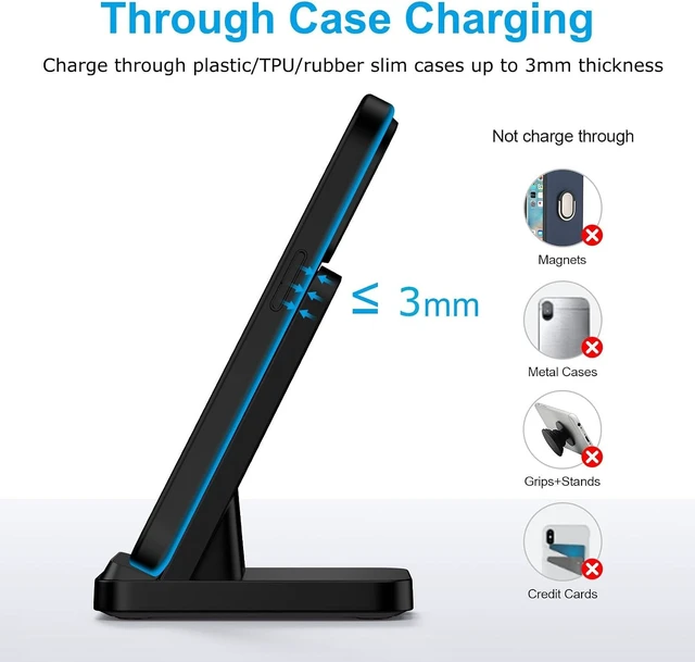 Alt view image 3 of 7 - for Google Pixel 9 10 11 Pro XL Wireless Charger Phone Stand Station for