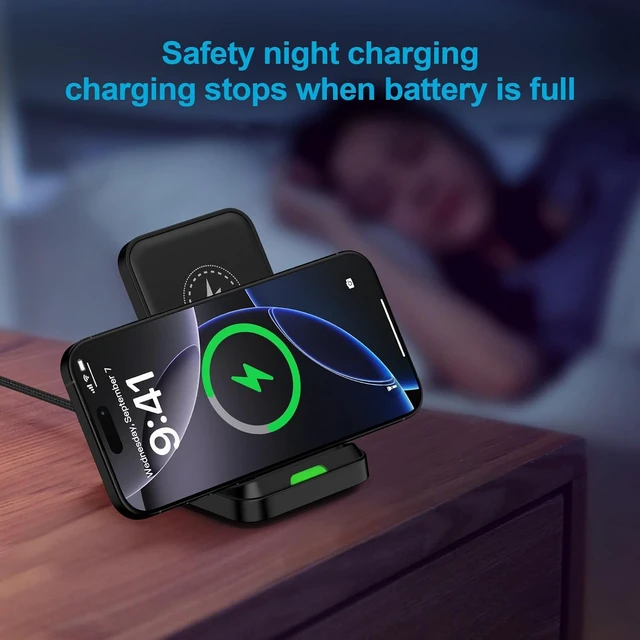 Alt view image 4 of 7 - for Google Pixel 9 10 11 Pro XL Wireless Charger Phone Stand Station for