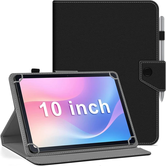 Main image of Universal 10.1 Inch Tablet Case with Pencil Holder Black