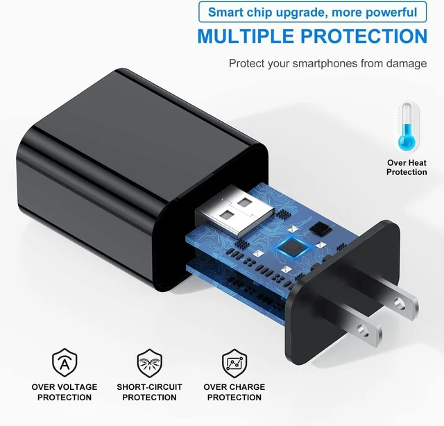 Alt view image 5 of 6 - 10W 5V 2A Charger for Kindle Fire Tablet Micro and USB C Charging Cable for Kindle Paperwhite All Generation Fire HD 10 8 7 Plus Max 11 Kids Pro Edition Touch Fire TV Sticks Type C Cable 3.3ft