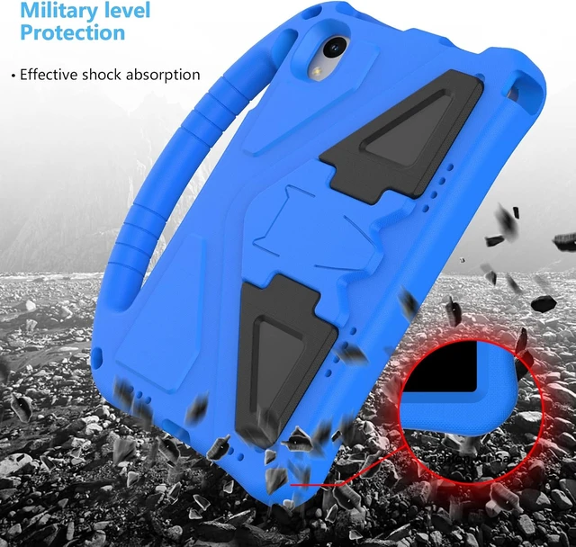 Alt view image 6 of 6 - for Urao C107 10.1 inch Tablet Case 2024 Kids EVA Shockproof Cover with Handle Kickstand for Urao Android Tablet 10.1 (Blue)