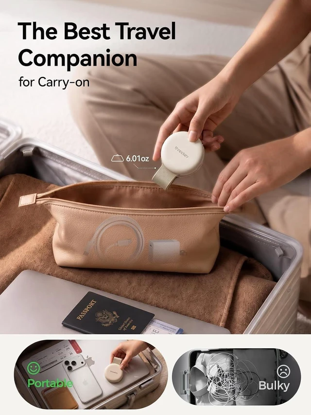 Alt view image 2 of 7 - 3-in-1 Travel Charging Station for Qi2 25W Wireless Charger