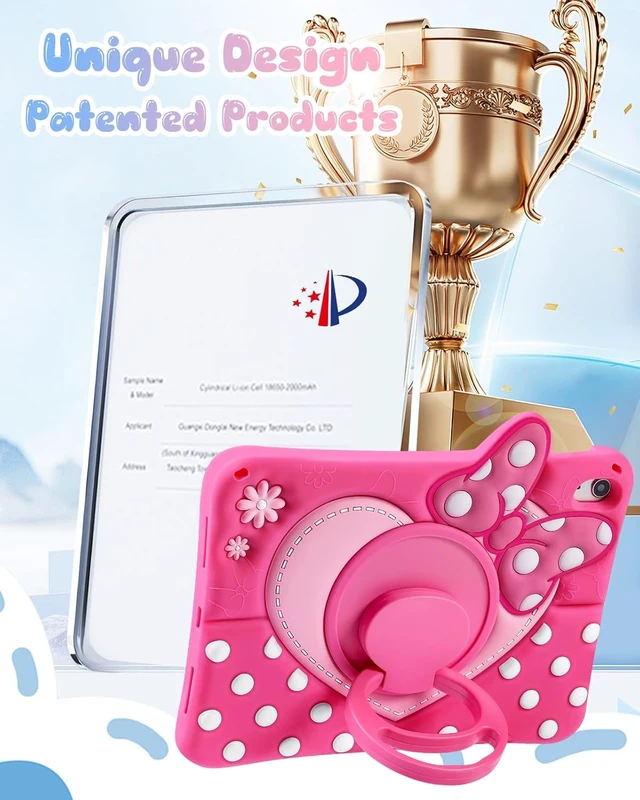 Alt view image 4 of 6 - Boaretiu Kids Case for iPad A16 11th 11 in/for iPad 10th Gen 10.9 Inch