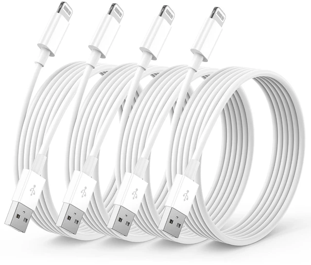 Main image of 4Pack for iPhone Charger Cable 3M for Lightning to USB Cable