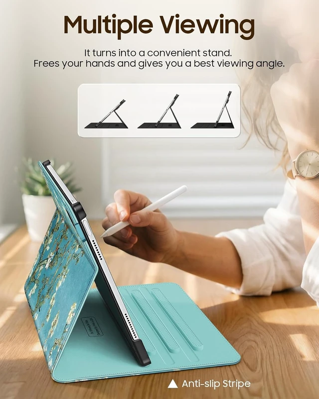 Alt view image 3 of 7 - Fintie Folio Case for iPad Air 11-inch & iPad Air 5th/4th Generation 10.9