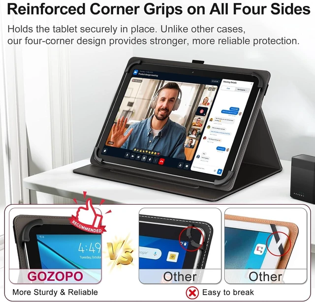 Alt view image 3 of 7 - Universal Case for 10.1 10 11 inch Tablet for 9.6-11 Android 16/15