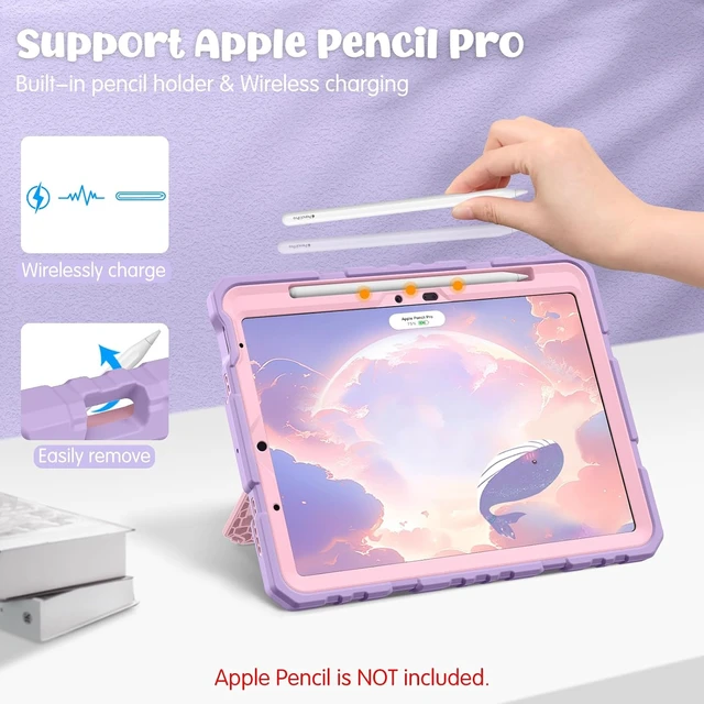 Alt view image 6 of 7 - Fintie Kid-Friendly Case for iPad Air 11-inch & iPad Air 5th/4th Gen 10.9