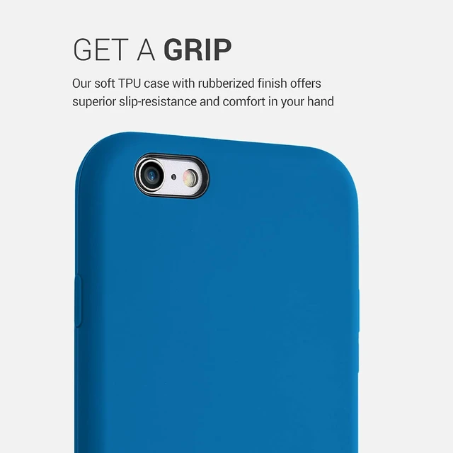 Alt view image 3 of 6 - Case Compatible with iPhone 6 / 6S Case - TPU Silicone Phone Cover with Soft Finish - Blue Reef