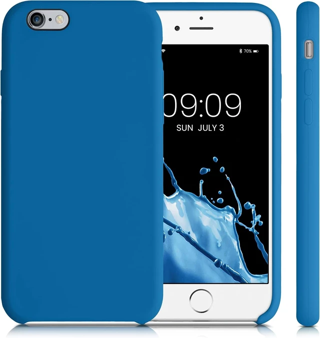 Alt view image 4 of 6 - Case Compatible with iPhone 6 / 6S Case - TPU Silicone Phone Cover with Soft Finish - Blue Reef