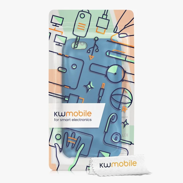 Alt view image 6 of 6 - Case Compatible with iPhone 6 / 6S Case - TPU Silicone Phone Cover with Soft Finish - Blue Reef