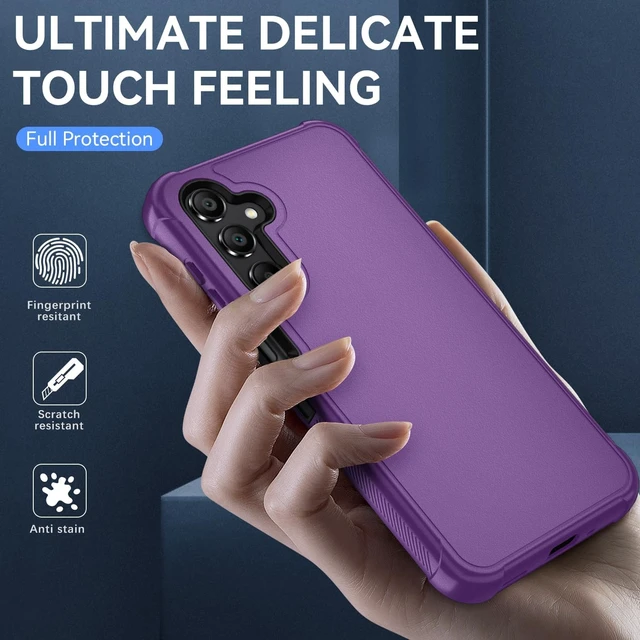 Alt view image 2 of 7 - for Galaxy A16 5G Case Lilac Purple/Black